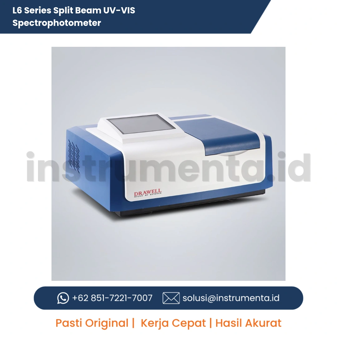 Distributor Resmi L6 Series Split Beam UV-VIS Spectrophotometer Indonesia Ready Stock